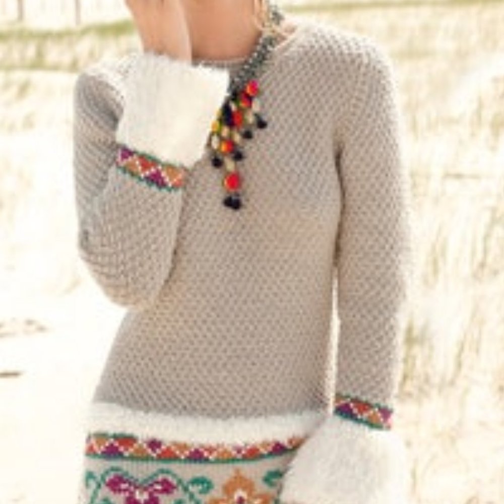 Hand knitted dress